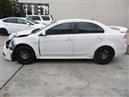 2009 MITSUBISHI LANCER RALLIART WHITE 2.0 AT TURBO MT 203946
